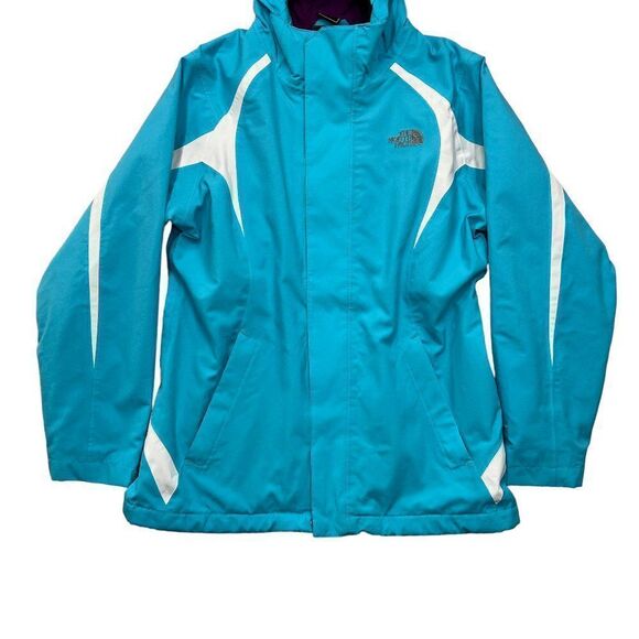 The North Face Winter Coat Girl's Size Large Full Zip Hooded Hyvent Snow Jacket - Picture 5 of 16